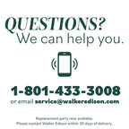 Ensemble de salle à manger Middlebrook 7 pièces en bois massif avec chaises entièrement recouvertes de tissu