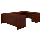 Bureau en U de 72 pouces de largeur, série C, avec tiroirs, par Bush Business Furniture