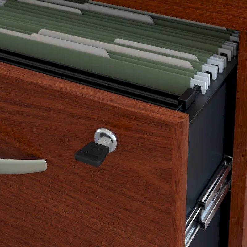 Bureau en U de 72 pouces de largeur, série C, avec tiroirs, par Bush Business Furniture