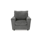 Ensemble de 4 pièces de revêtement gris Signature Design by Ashley Stairatt - 86 cm L x 38 cm P x 39 cm H