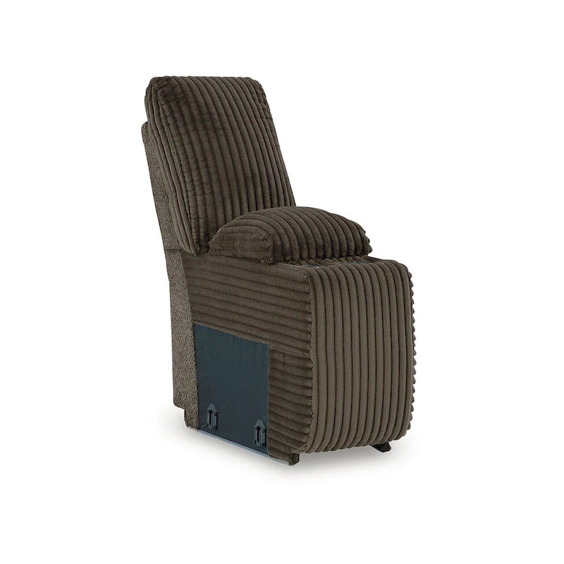 Canapé d'angle inclinable 6 pièces Signature Design by Ashley, marron, avec méridienne - 147 cm (L) x 134 cm (P) x 41 cm (H)