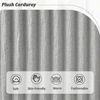 Canapé d'angle surdimensionné en forme de U avec méridienne, canapé moderne rembourré de 129 pouces, ensemble de canapés en velours côtelé pour salon