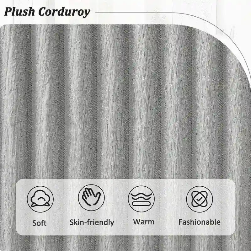 Canapé d'angle surdimensionné en forme de U avec méridienne, canapé moderne rembourré de 129 pouces, ensemble de canapés en velours côtelé pour salon