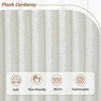 Canapé d'angle surdimensionné en forme de U avec méridienne, canapé moderne rembourré de 129 pouces, ensemble de canapés en velours côtelé pour salon