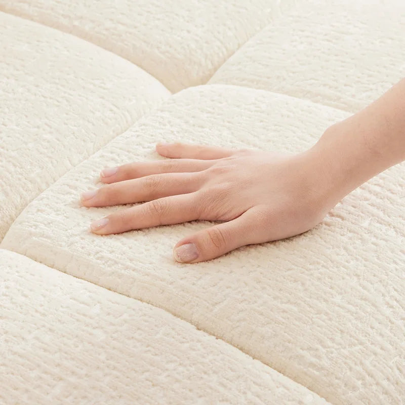 Canapé 2 places en chenille 78,7 avec pouf, design minimaliste et coussins haute résilience