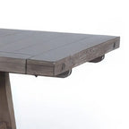 Table de salle à manger Yael, en acajou brun clair, extensible de 76 à 106 pouces