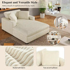 Chaise longue beige 53,5