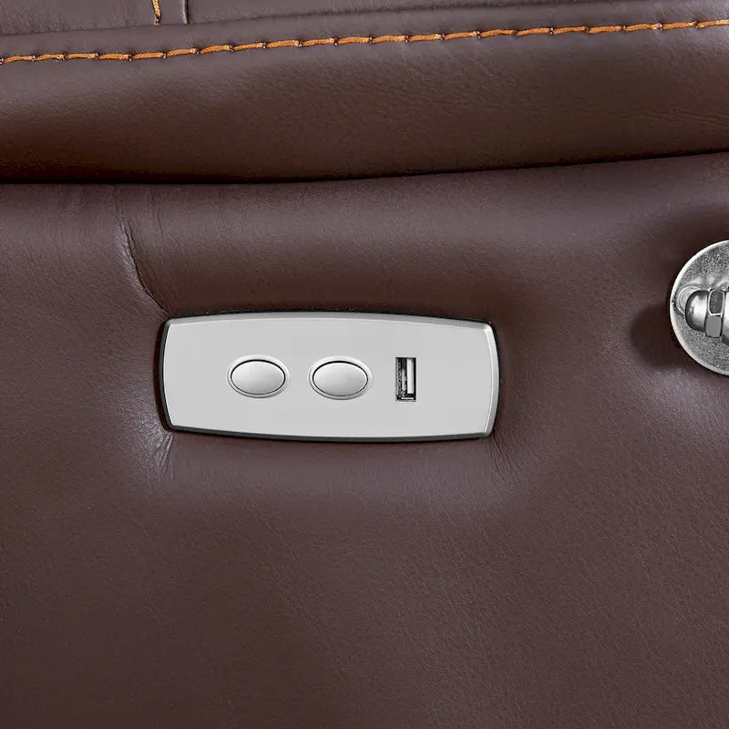 Fauteuil inclinable électrique noir, avec massage, chauffage, ports USB, support pour téléphone et poches latérales, inclinaison réglable jusqu'à 139°.