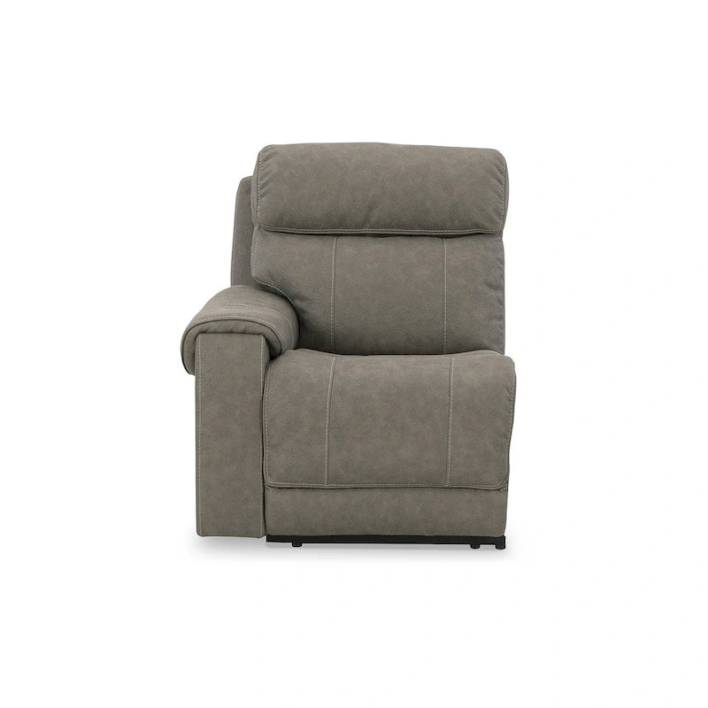 Canapé d'angle inclinable électrique 7 pièces Starbot gris de Signature Design by Ashley - 112 cm (L) x 112 cm (P) x 42 cm (H)