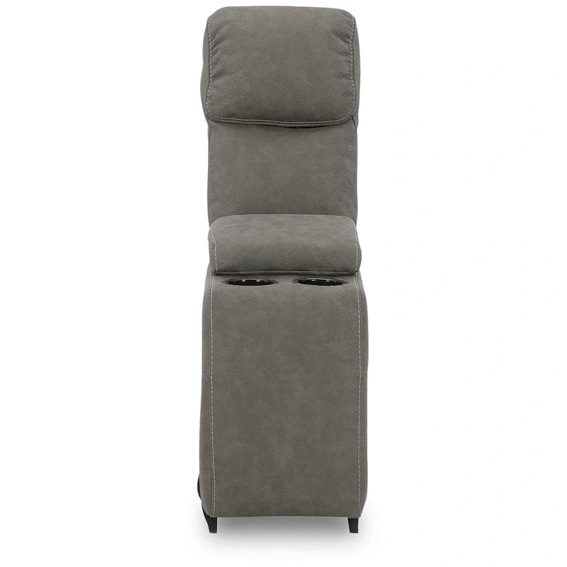 Canapé d'angle inclinable électrique 7 pièces Starbot gris de Signature Design by Ashley - 112 cm (L) x 112 cm (P) x 42 cm (H)