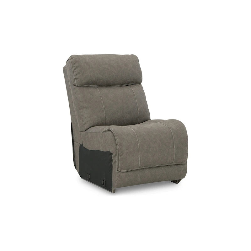 Canapé d'angle inclinable électrique 7 pièces Starbot gris de Signature Design by Ashley - 112 cm (L) x 112 cm (P) x 42 cm (H)