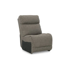 Canapé d'angle inclinable électrique 7 pièces Starbot gris de Signature Design by Ashley - 112 cm (L) x 112 cm (P) x 42 cm (H)