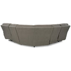 Canapé d'angle inclinable électrique 5 pièces Starbot gris, Signature Design by Ashley - 131 cm (L) x 131 cm (P) x 42 cm (H)