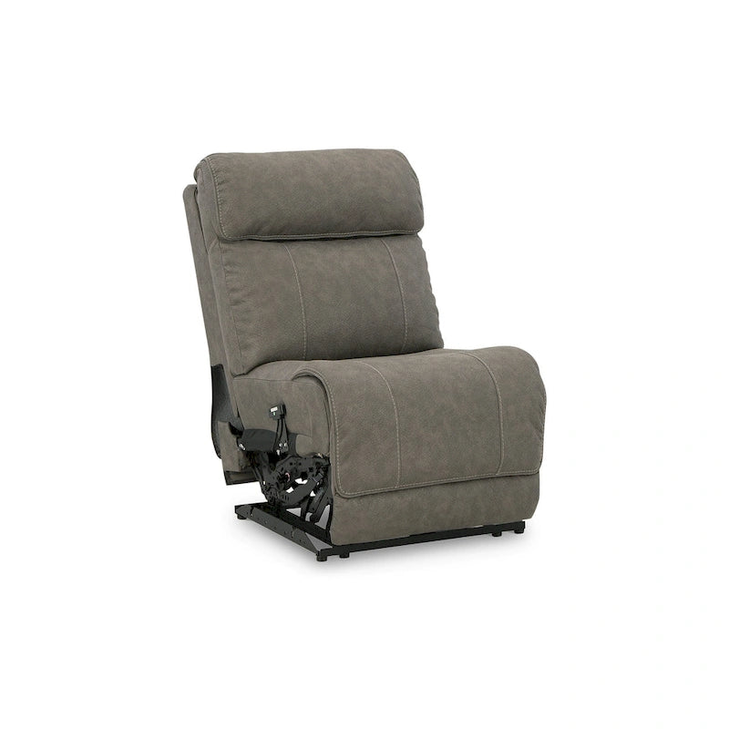 Canapé d'angle inclinable électrique 5 pièces Starbot gris, Signature Design by Ashley - 131 cm (L) x 131 cm (P) x 42 cm (H)