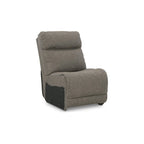 Canapé d'angle inclinable électrique 5 pièces Starbot gris, Signature Design by Ashley - 131 cm (L) x 131 cm (P) x 42 cm (H)