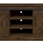 Meuble TV en bois de style ferme Sycamore Rise de Gray Barn, 66 pouces