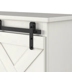 Meuble TV en bois de style ferme Sycamore Rise de Gray Barn, 66 pouces