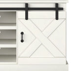 Meuble TV en bois de style ferme Sycamore Rise de Gray Barn, 66 pouces