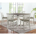 Steve Silver Jillian Two-tone Counter Height Drop Leaf 7-Piece Dining Set