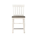 Ensemble de salle à manger 7 pièces Steve Silver Jillian bicolore à hauteur comptoir et abattants