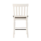 Ensemble de salle à manger 7 pièces Steve Silver Jillian bicolore à hauteur comptoir et abattants