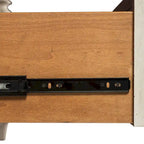 Table de réunion Magnolia Manor en écorce vieillie blanc antique