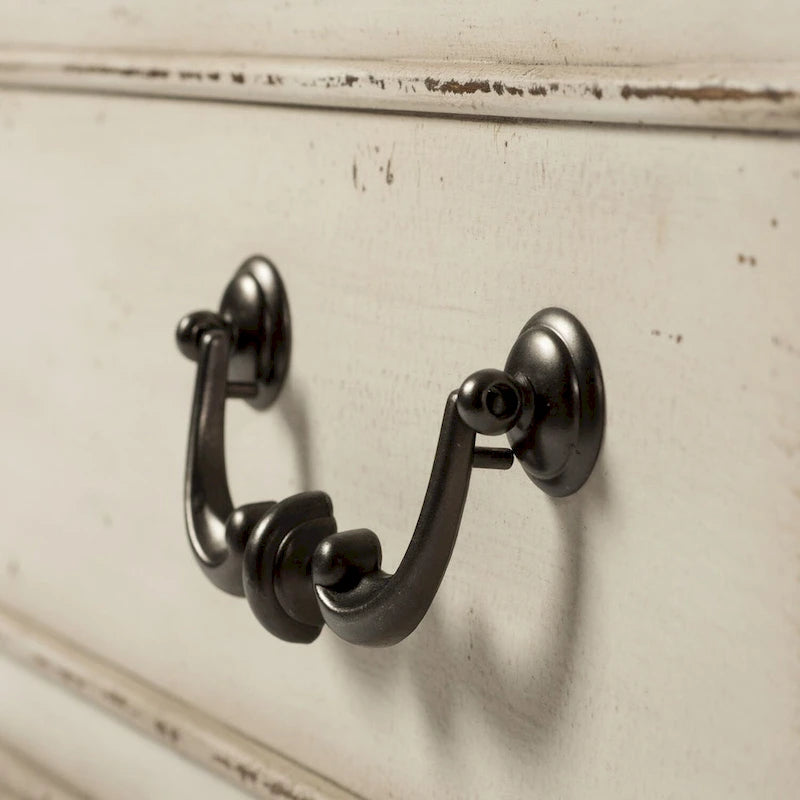 Table de réunion Magnolia Manor en écorce vieillie blanc antique