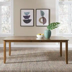 Table rectangulaire antique Santa Rosa couleur miel