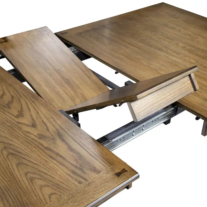 Table rectangulaire antique Santa Rosa couleur miel