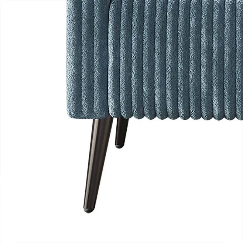 Ensemble de salon 3 pièces CraftPorch en velours côtelé, moderne et glamour