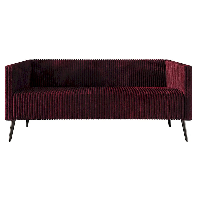 Ensemble de salon 3 pièces CraftPorch en velours côtelé, moderne et glamour