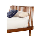 Lit plateforme en bois Belham d'Alpine Furniture, coloris noyer foncé (brun)