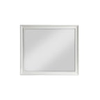 Ensemble de chambre à coucher moderne blanc Leo 6 pièces