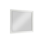 Ensemble de chambre à coucher moderne blanc Leo 6 pièces