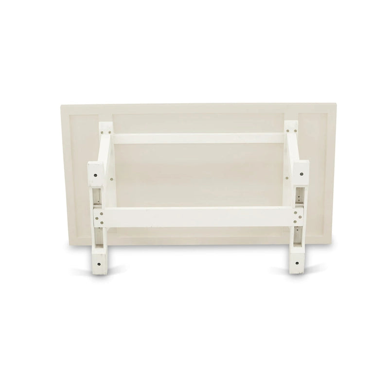 Ensemble de salle à manger East West Furniture : table en bois et chaises Parsons en lin blanc crème (nombre de pièces au choix)