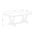 Ensemble de salle à manger East West Furniture : table en bois et chaises Parsons en lin blanc crème (nombre de pièces au choix)