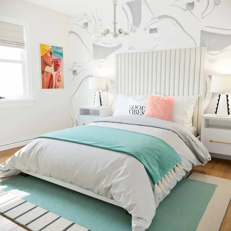 Lit en velours Arabelle