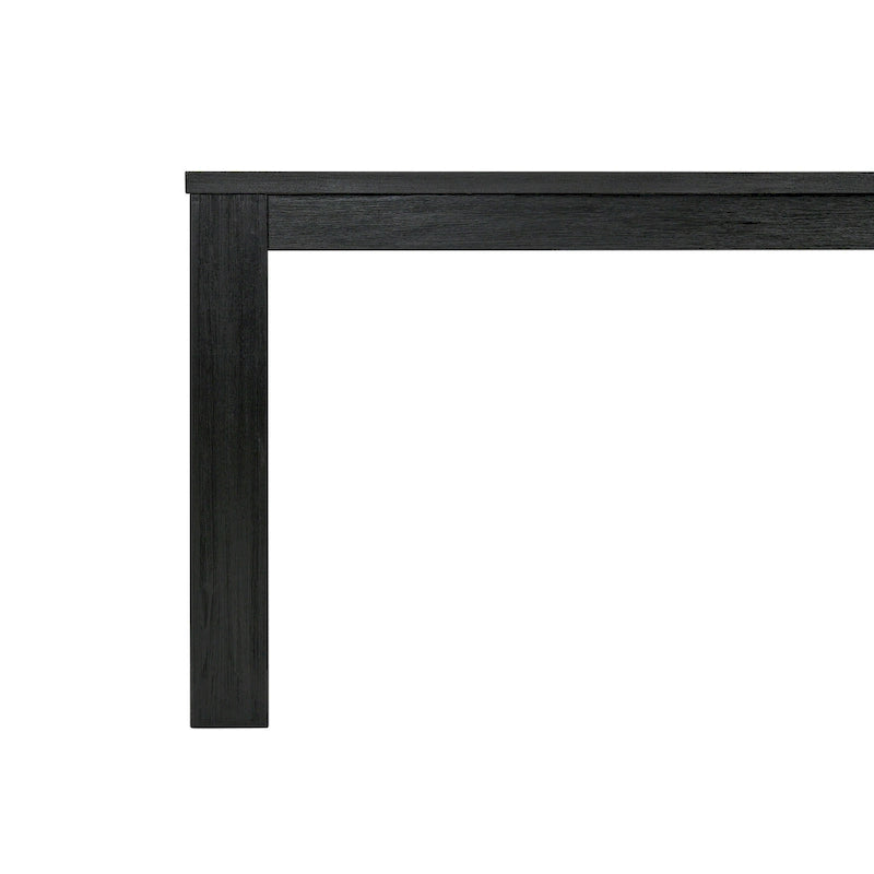 Table de salle à manger rectangulaire Bedford 75 pouces, pieds carrés