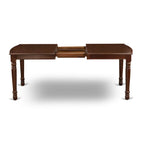 Ensemble de salle à manger moderne East West Furniture - Table rectangulaire en bois et chaises de salle à manger, acajou (option de pièces)