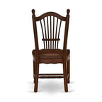 Ensemble de salle à manger moderne East West Furniture - Table rectangulaire en bois et chaises de salle à manger, acajou (option de pièces)