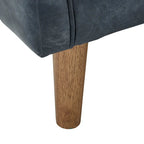 Canapé Darius en cuir Oxford bleu par iNSPIRE Q Modern