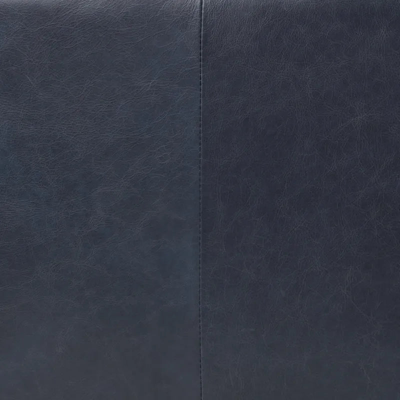 Canapé Darius en cuir Oxford bleu par iNSPIRE Q Modern