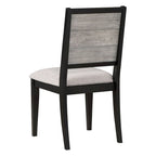 Ensemble de table à manger 7 pièces Centera gris et noir