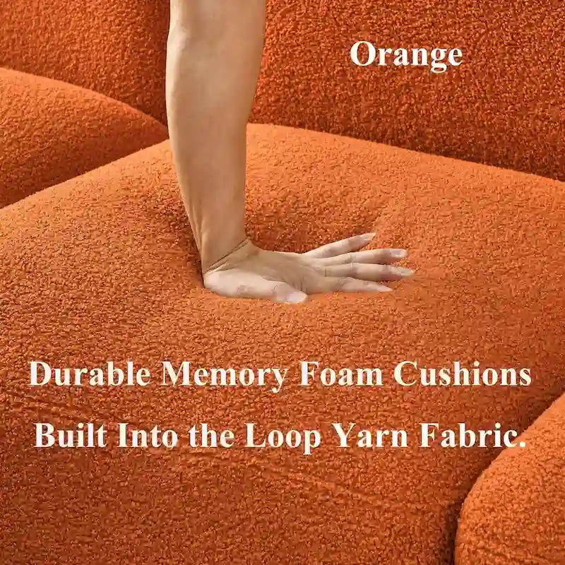 Canapé d'angle modulaire moderne en forme de L, combinaison à faire soi-même, canapé 3 places rembourré avec méridienne pour salon