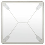 Table d'appoint SAFAVIEH Couture Guler en acrylique - 51 cm L x 51 cm P x 61 cm H