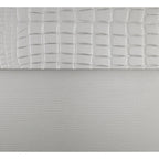 Lit capitonné Bennett Silver LED en similicuir