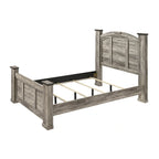 Ensemble de chambre à coucher Aimon 5 pièces, panneaux gris rustiques