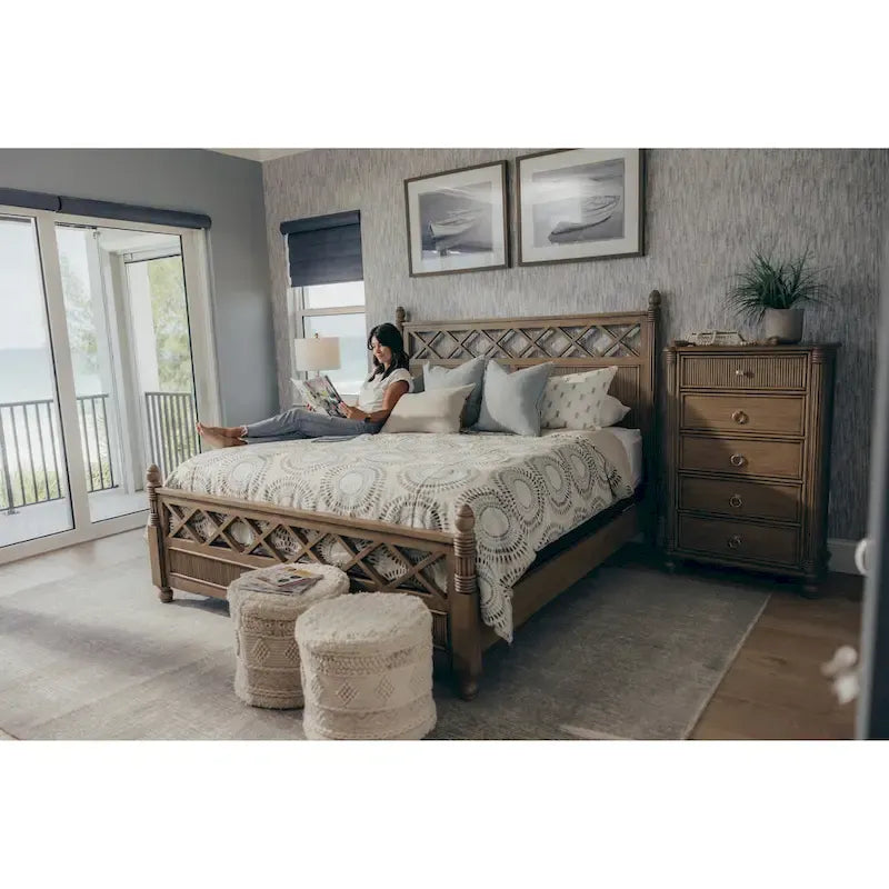 Lit Malibu en bois massif