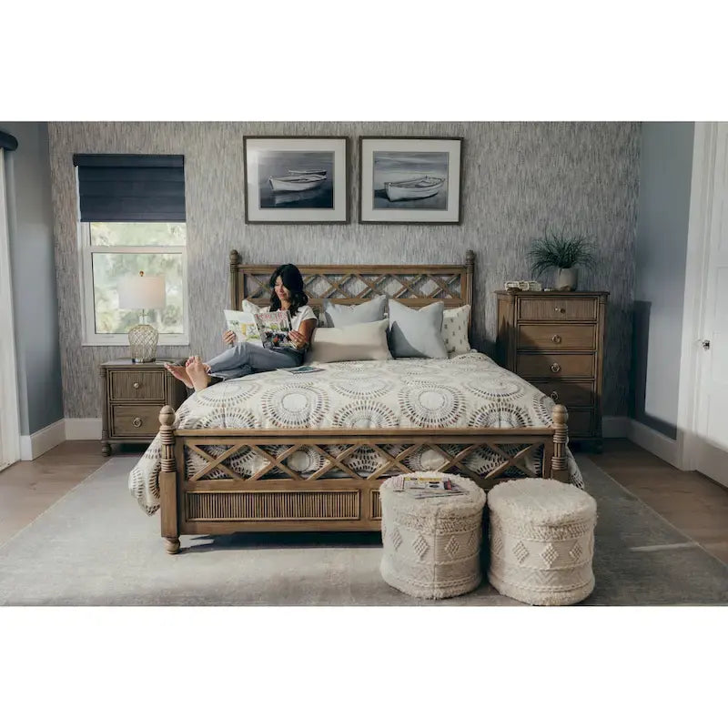 Lit Malibu en bois massif