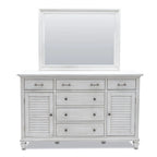 Commode Surfside à 6 tiroirs et 2 portes